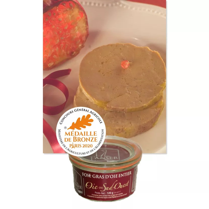 Foie gras de oca entero 120g - L'Anser