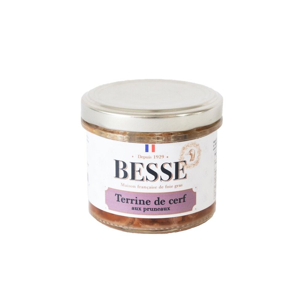 Terrina de venado con ciruelas pasas 100g - Maison Besse