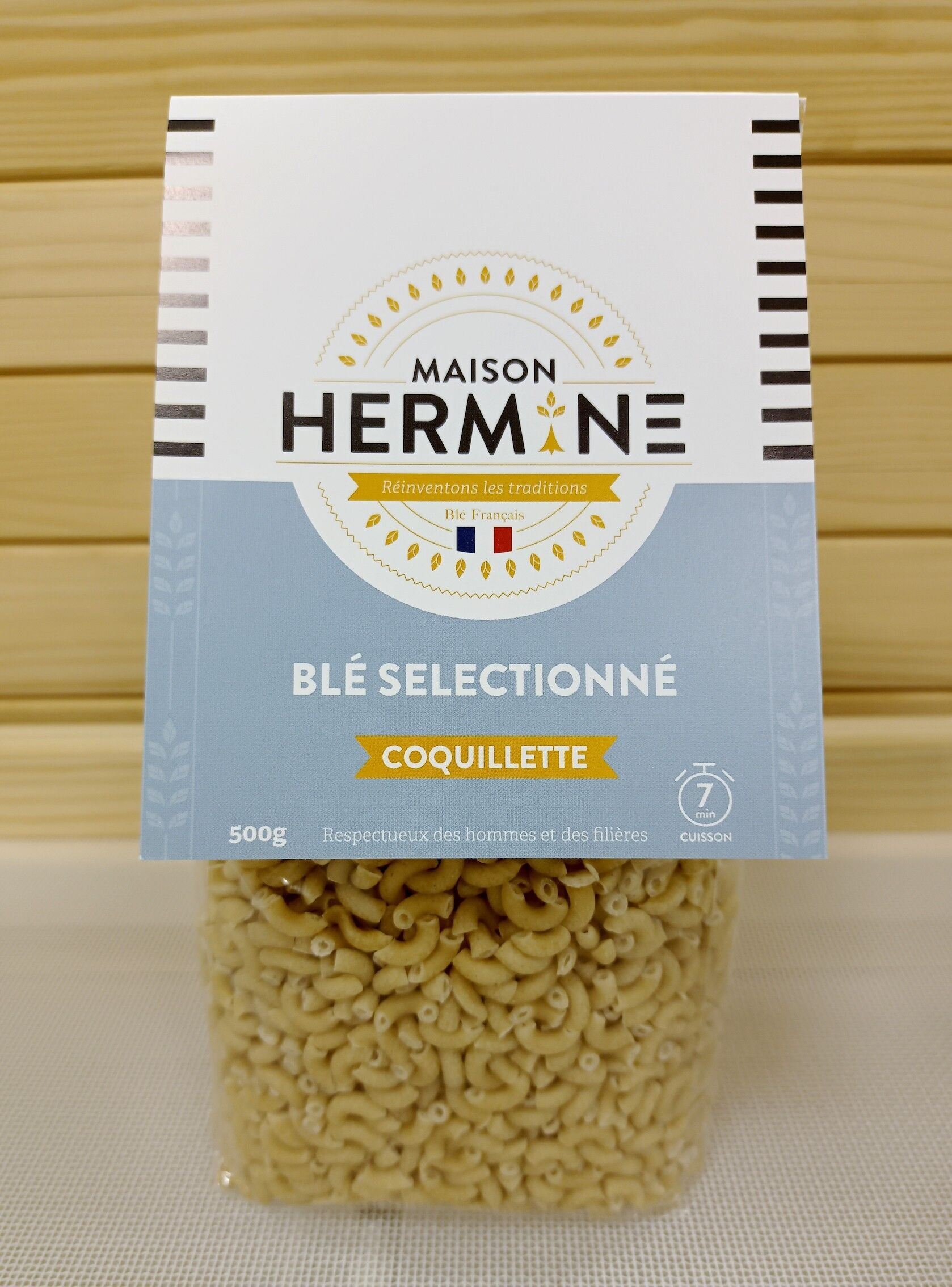 Coquillette Blé Sélectionné 500 g - Maison Hermine