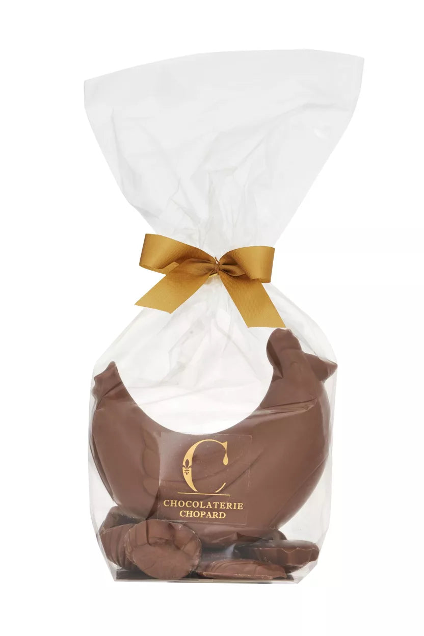 Poule Rieuse au Chocolat au Lait- Chocolaterie Chopard