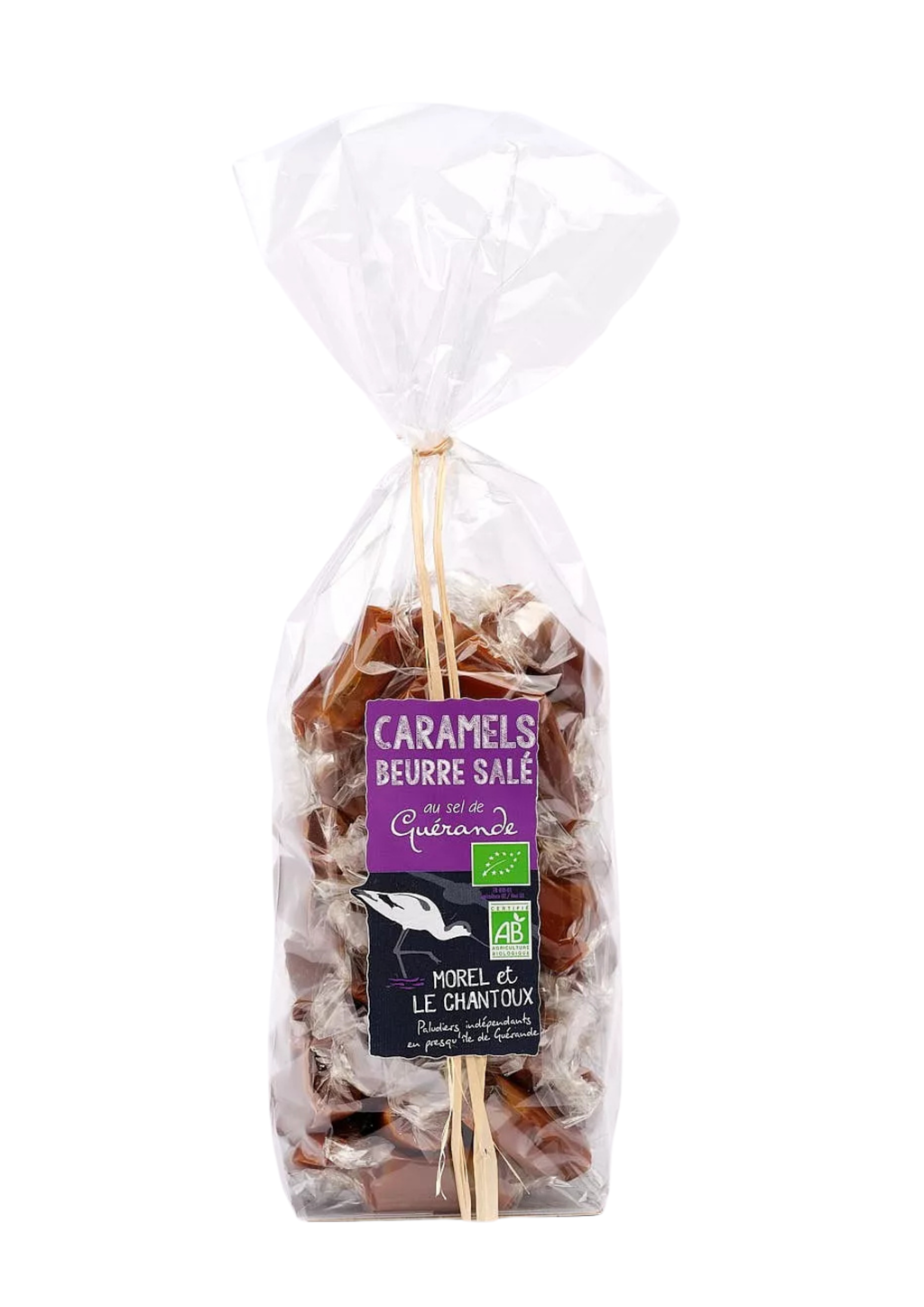 Caramelos de mantequilla salada orgánicos 180 g - L'Atelier du Sel - Morel y Le Chantoux 