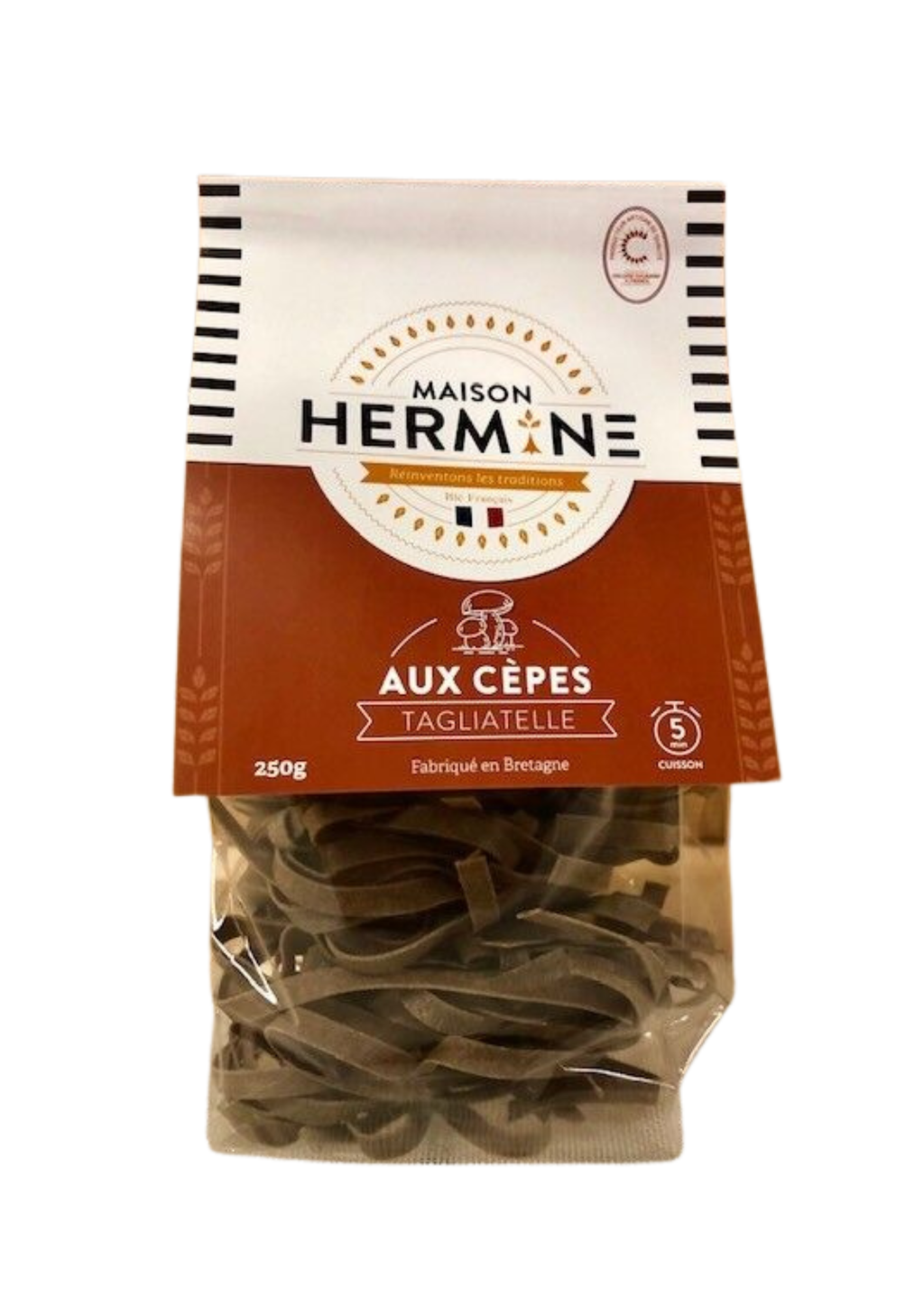Tagliatelles aux Cèpes 250 g - Maison Hermine