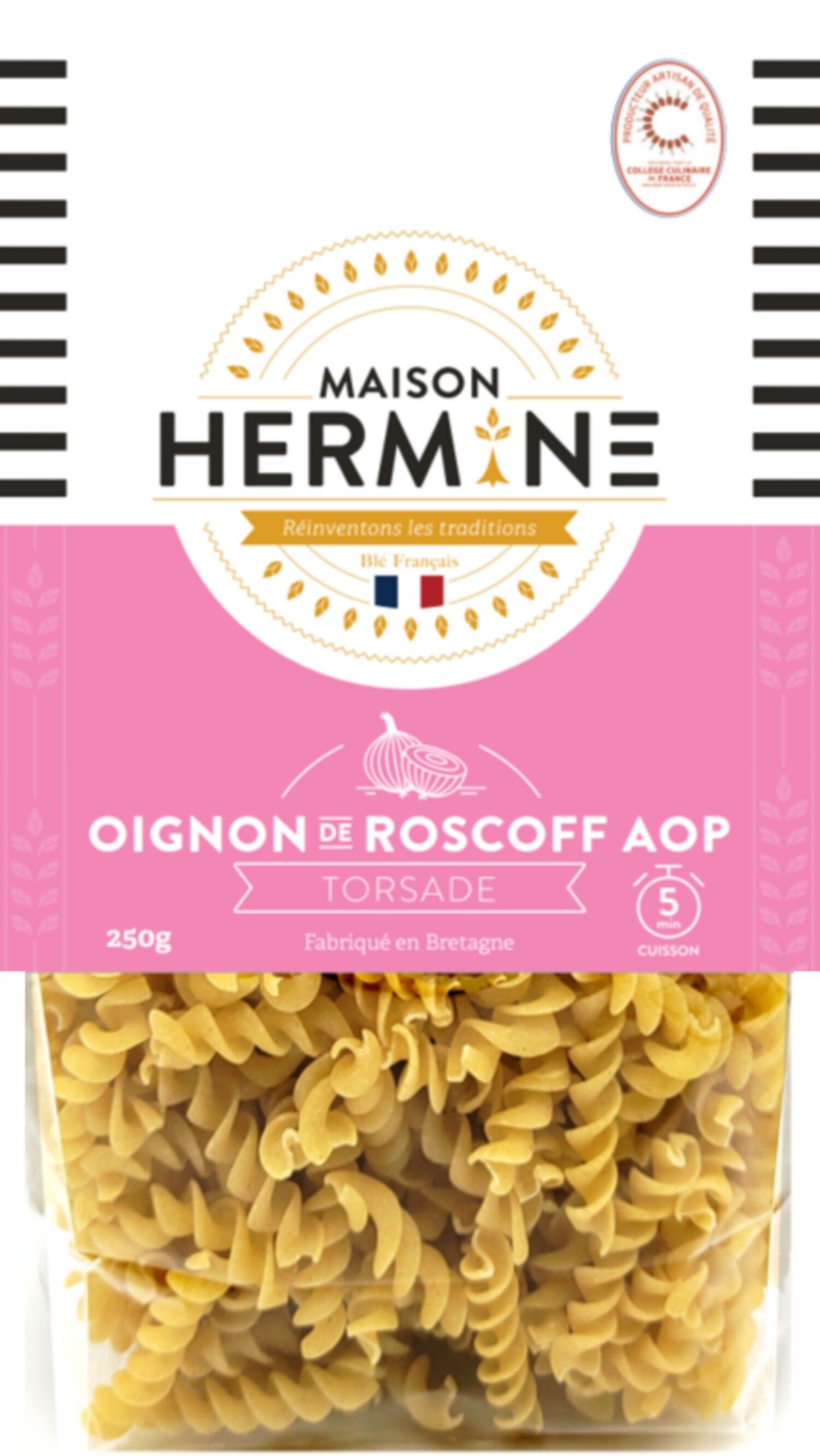 Roscoff Onion Twists (AOP) 250g - Maison Hermine