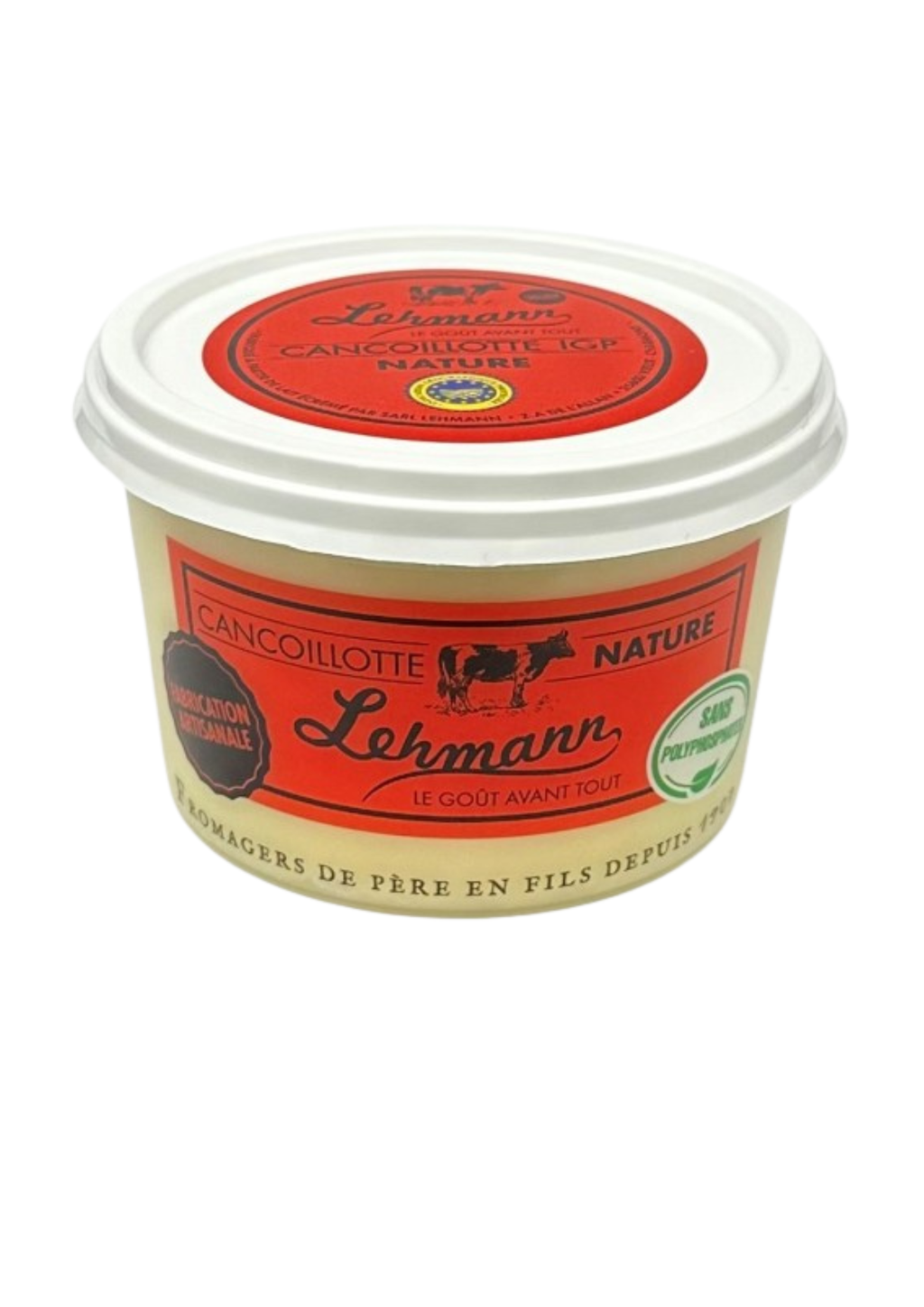 Cancoillotte nature 240g - Lehmann