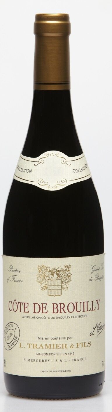 Côte de Brouilly - Gamay - Vin Rouge Beaujolais l Domaine Tramier