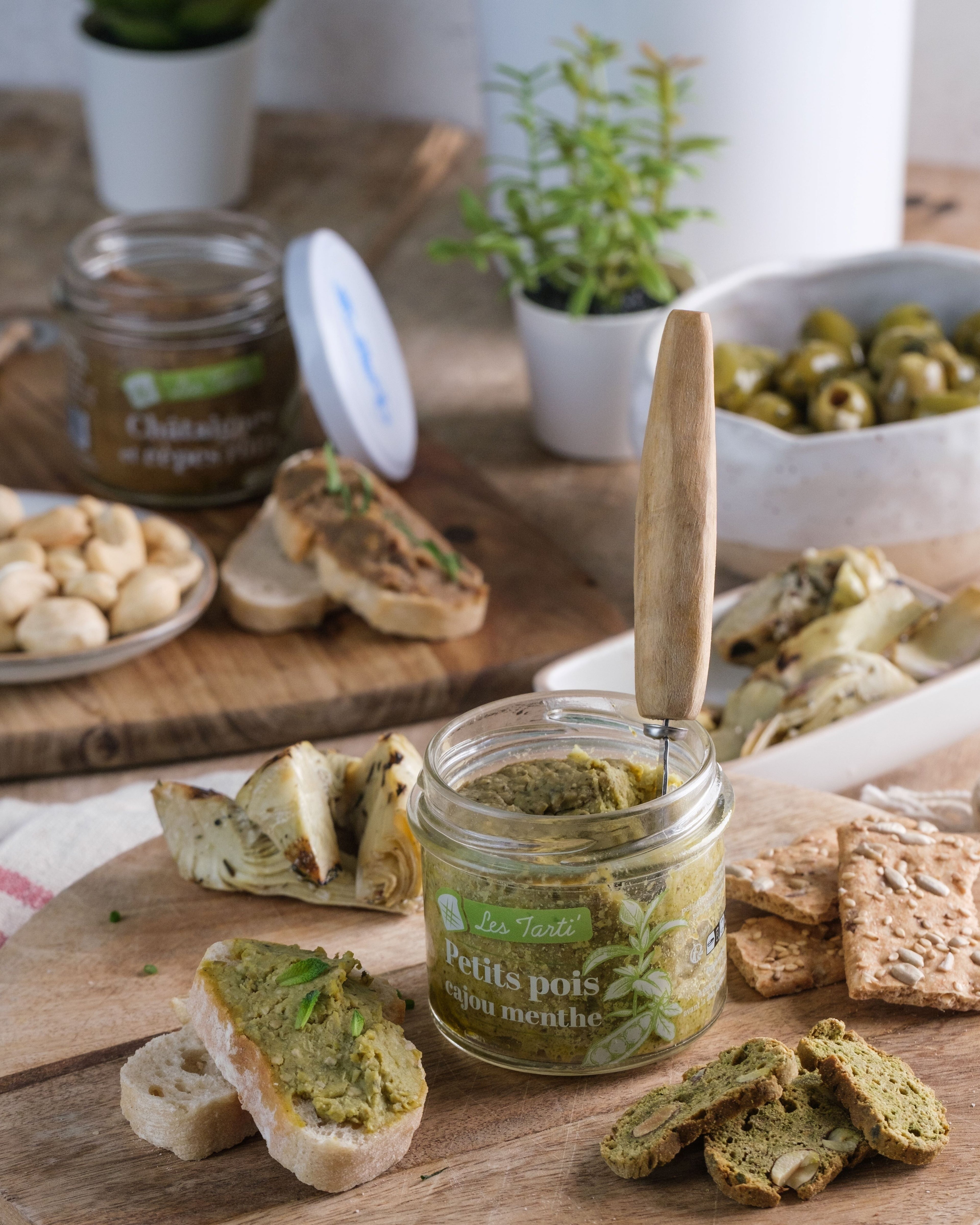 Crema de guisantes, anacardos y menta - Maison Lembert 