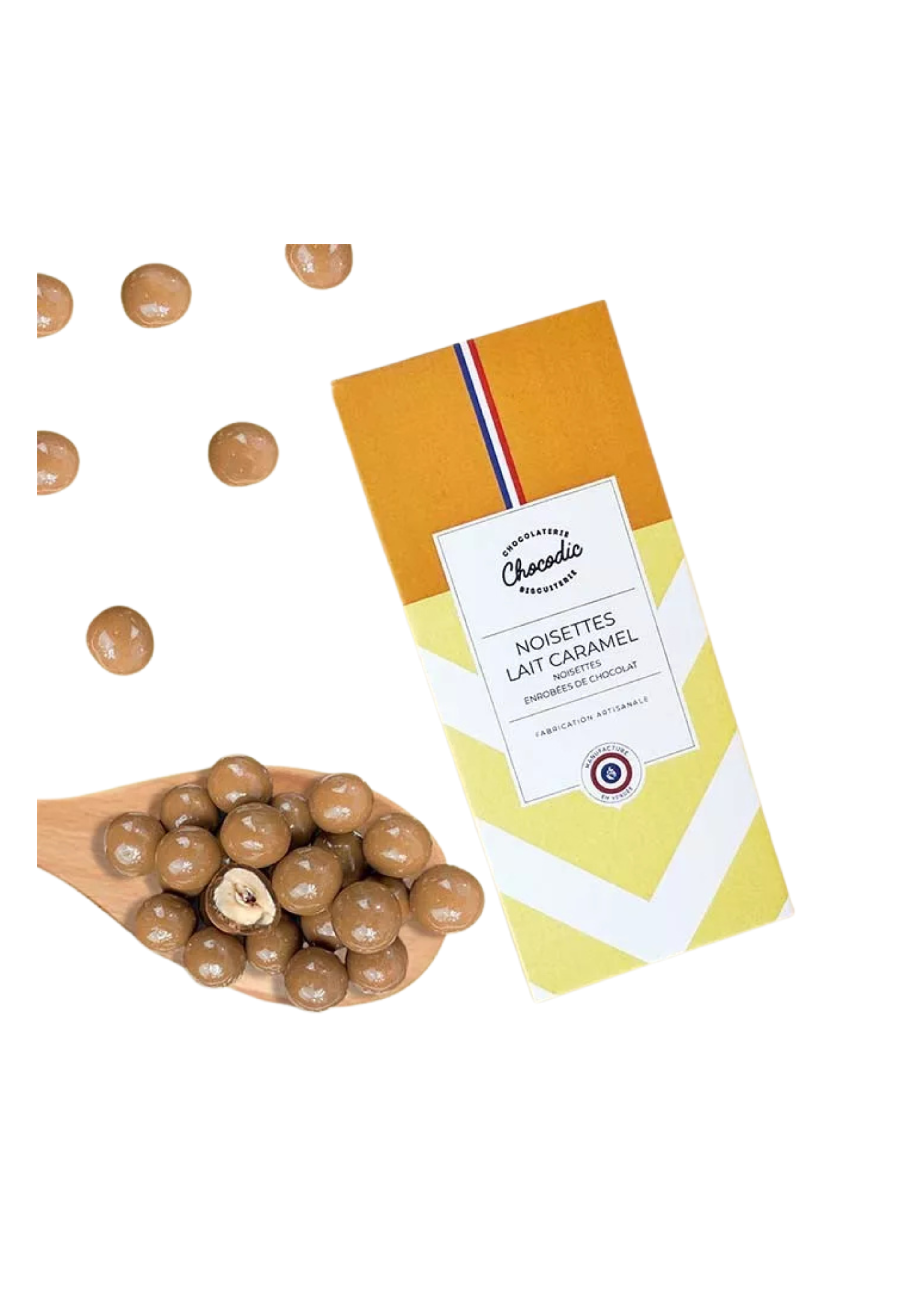 Mini pack - Avellanas recubiertas de chocolate con caramelo de leche - Chocodic