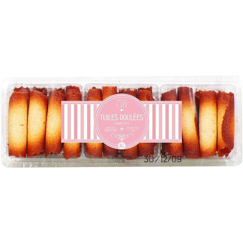 Tuiles Roulées Cigarettes - Maison Raoul GEY
