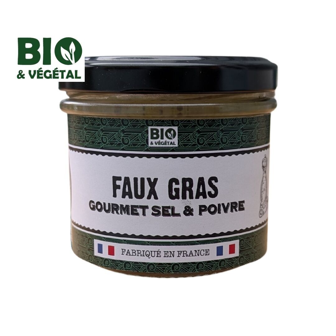 Faux gras gourmet Sel & Poivre BIO VEGAN- Picotti Picotta
