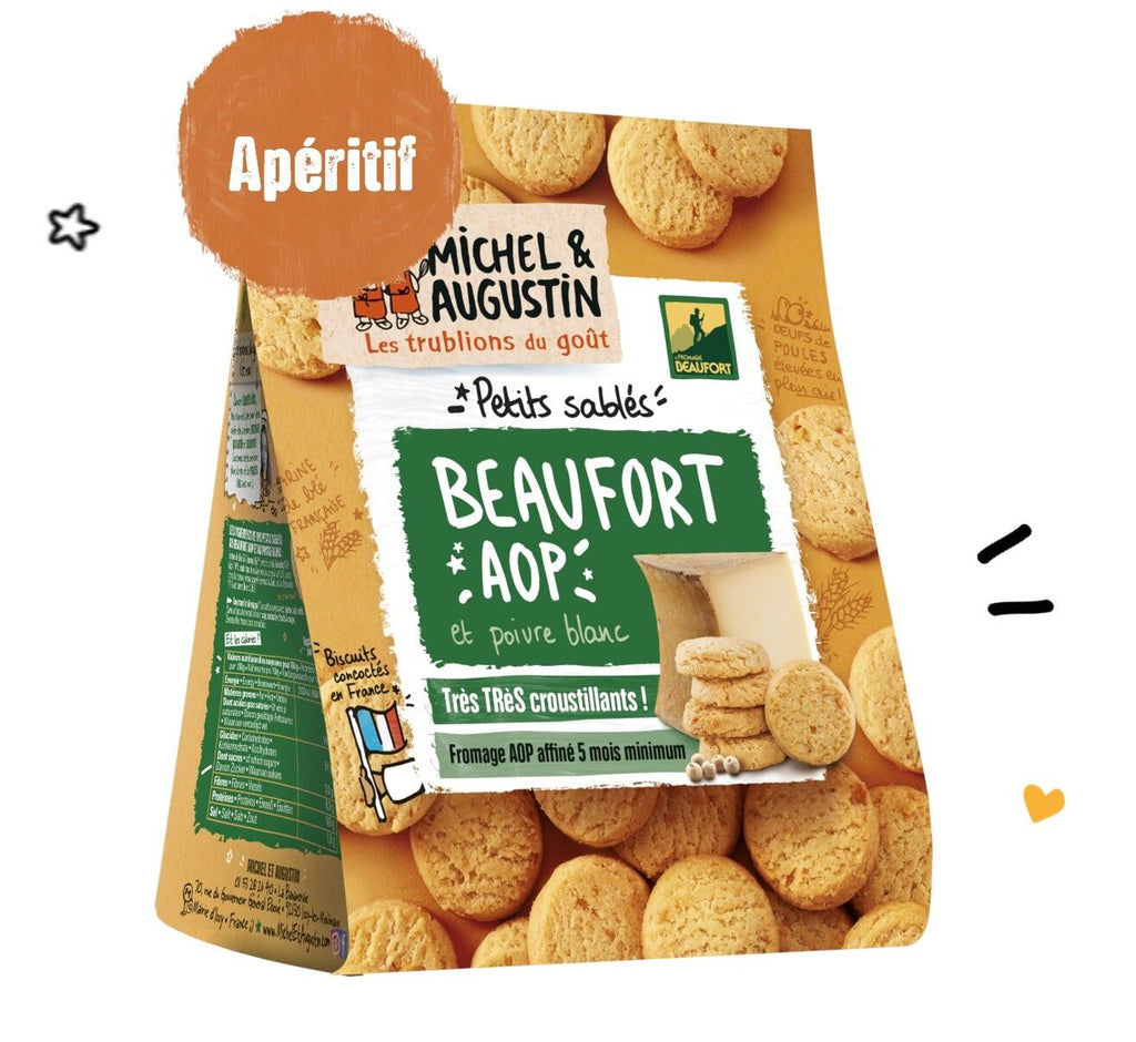 Galletas de mantequilla saladas Beaufort AOP 100 g - Michel et Augustin