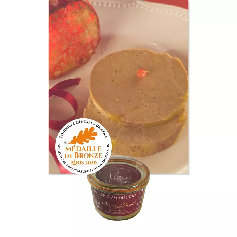 Foie gras d'oie entier 60g - L'anser