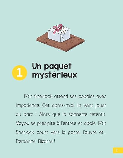 P'tit Sherlock "L'amoureuse Mystère" (7+)- Larousse Jeunesse