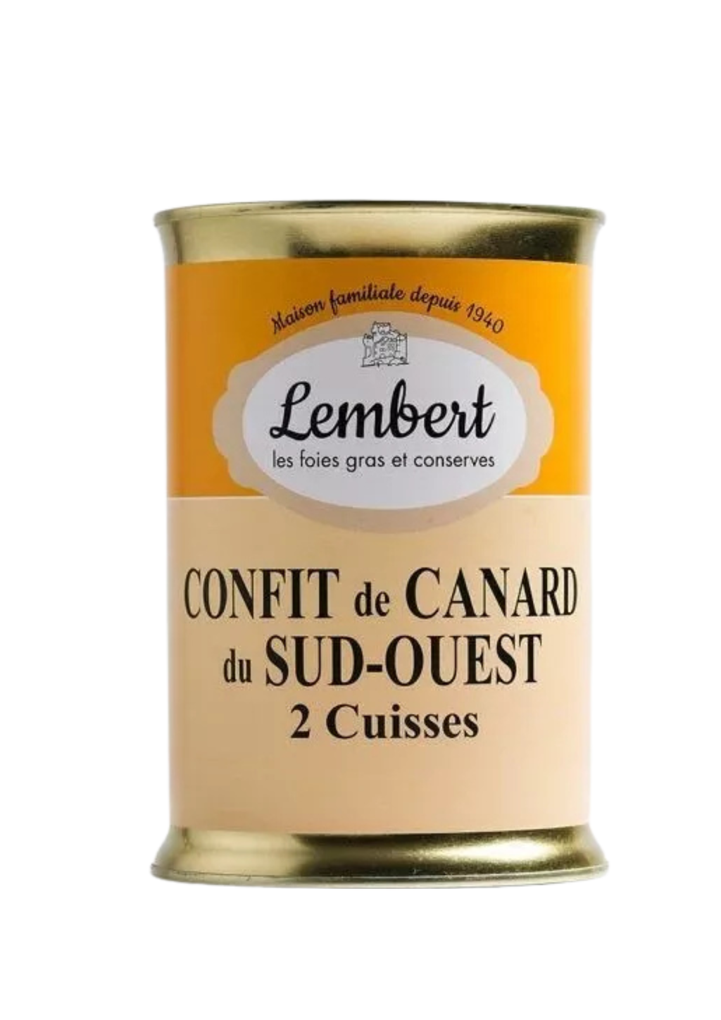 Pato Confit 2 Patas 760g - Maison Lembert 