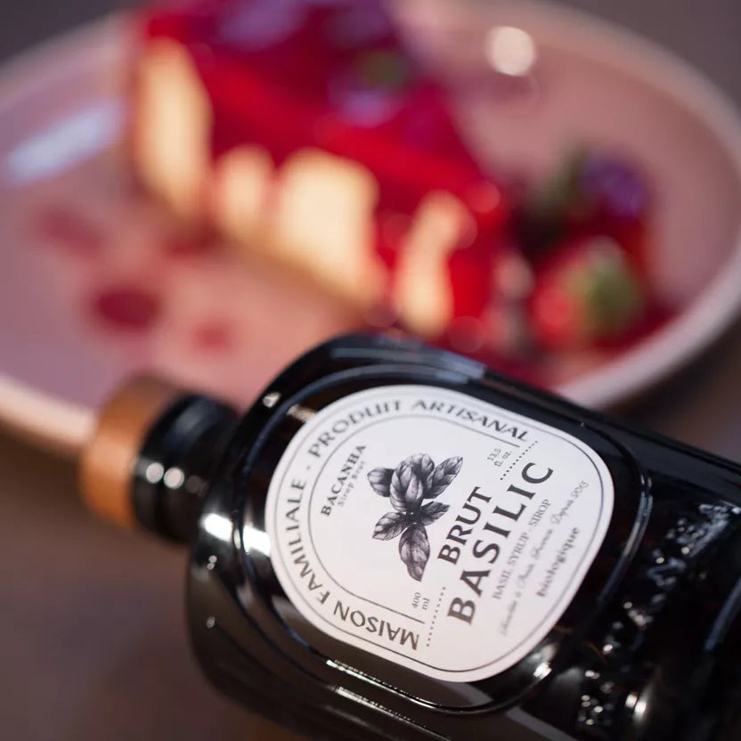 Sirop Brut de Basilic Bio - Bacanha