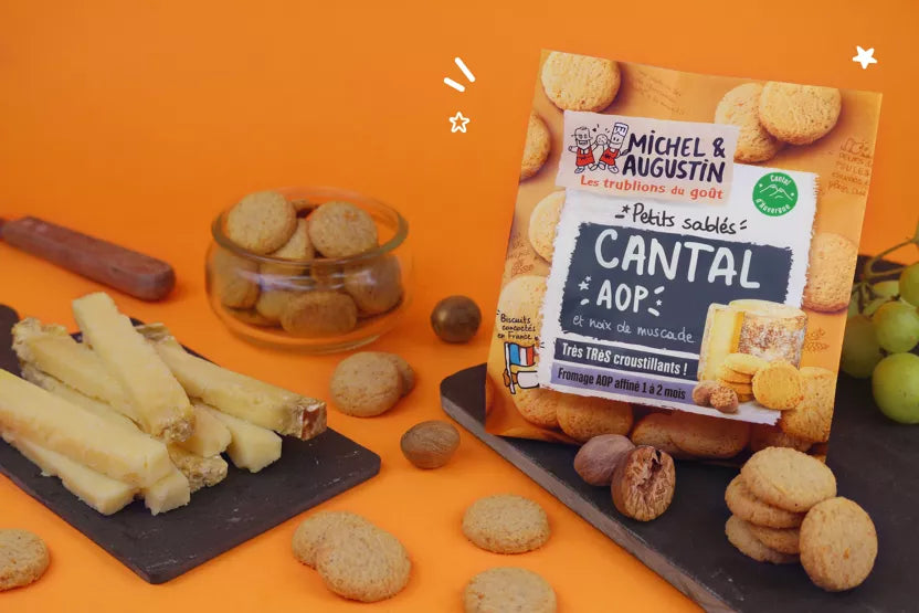 Galletas de mantequilla saladas Cantal AOP 100g - Michel et Augustin 