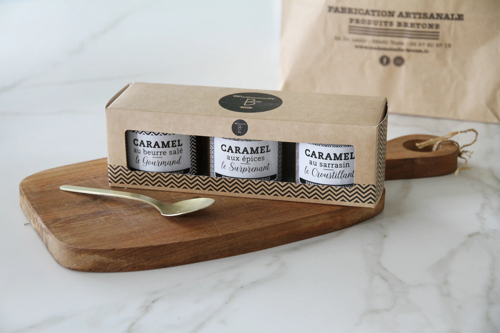TRIO de caramel au beurre salé - Mademoiselle Breizh