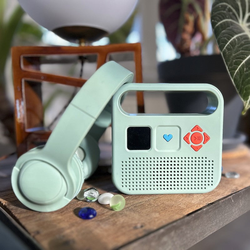 Casque Audio Vert Amande (3+) - Merlin