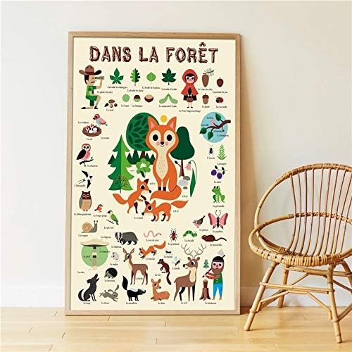 Póster de pegatinas de bosque - Poppik