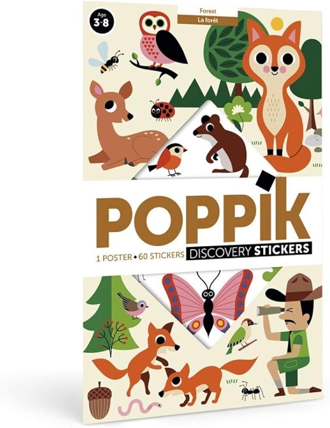 Póster de pegatinas de bosque - Poppik