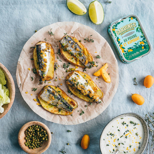Sardines au Poivre Vert et Kumquat - La Belle-Iloise