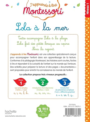Lola en la Playa, Nivel 1 - Estoy Aprendiendo a Leer Montessori