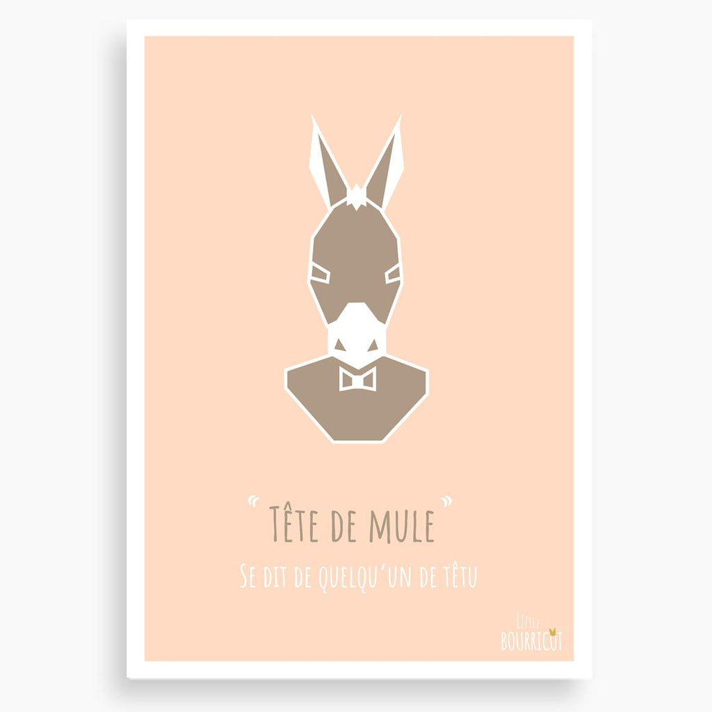 Petites cartes expressions FR - Mule - Little Bourricot