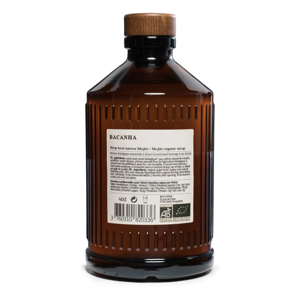 Sirop Brut de Mojito Bio - Bacanha