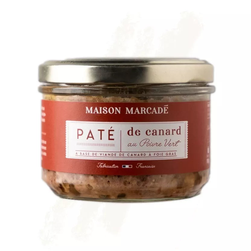 Paté de pato con pimienta verde en grano 190g - Maison Marcadé 