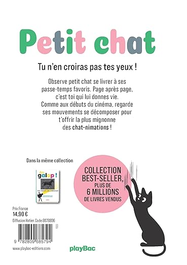Mon premier livre Cinémagique "Petit Chat" - Hachette Jeunesse