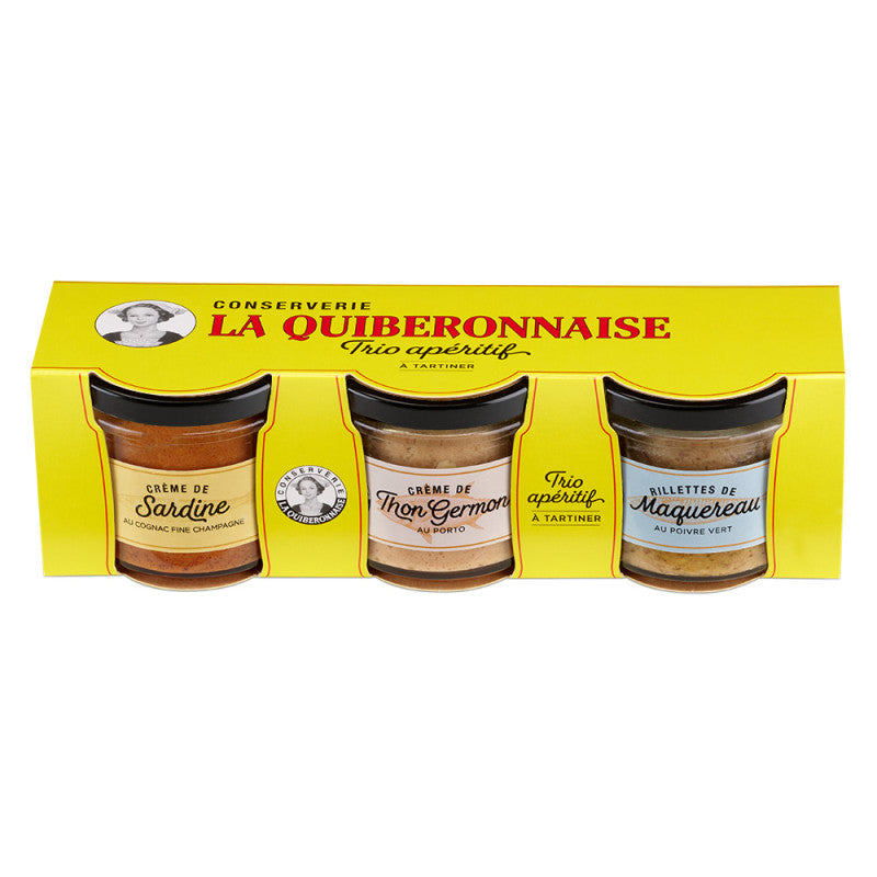 Assortiment de 3 Tartinable "Trio Apéritif" - La Quiberonnaise