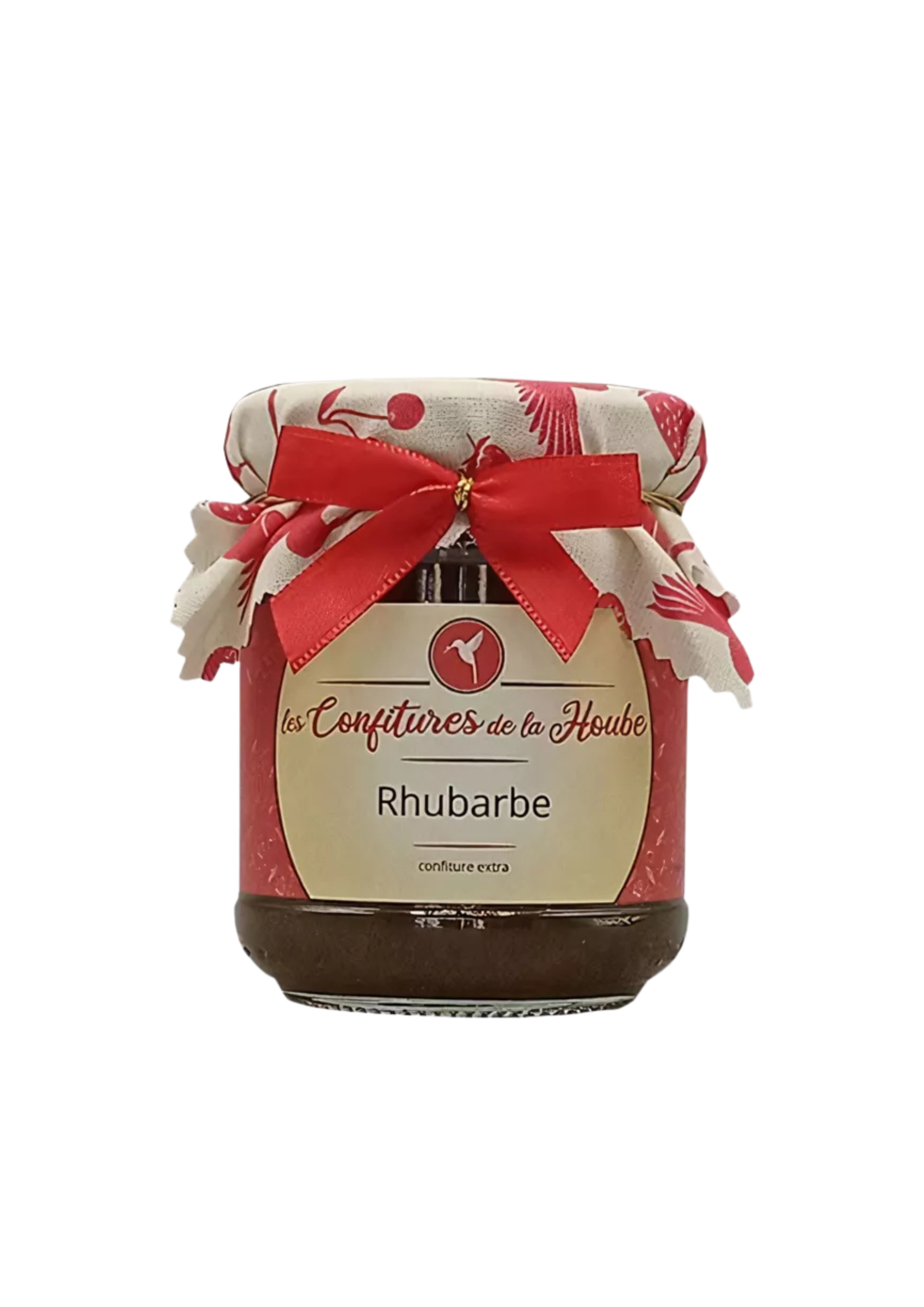 Mermelada Extra de Ruibarbo de Alsacia 220g - Les Confitures de la Hoube 