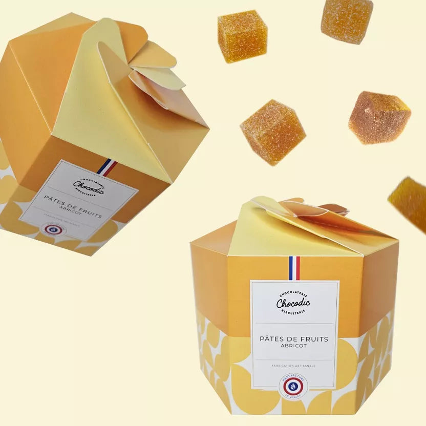 Coffret Pâtes de fruits Abricot - Chocodic