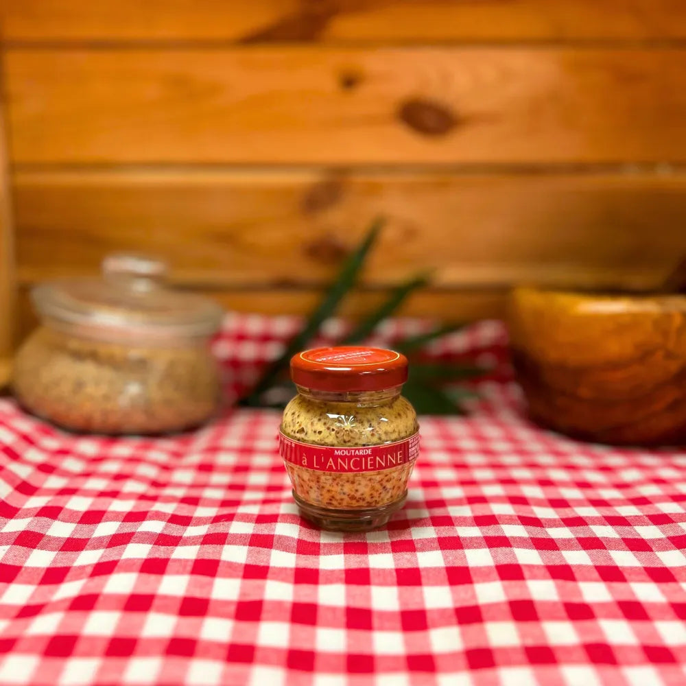 Moutarde à l'Ancienne 55g - Domaine des Terres Rouges