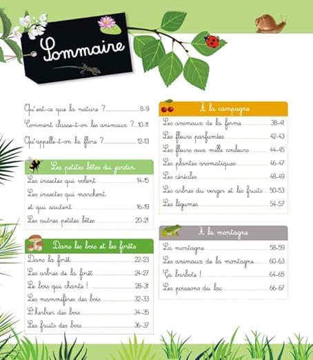 Gran libro ilustrado Montessori de la naturaleza y los animales.