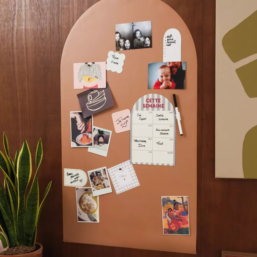 Tableau magnétique Arche coloré Caramel – 1mx58cm - Ferflex