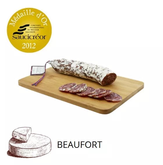 Salchicha con queso Beaufort elaborada en Auvernia - Picotti Picota