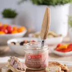 Pequeño untable campestre con jamón de Périgord y queso Cabécou - Maison Lembert 