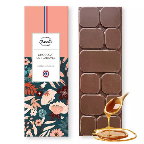 Tablette de chocolat Lait & Caramel - Chocodic