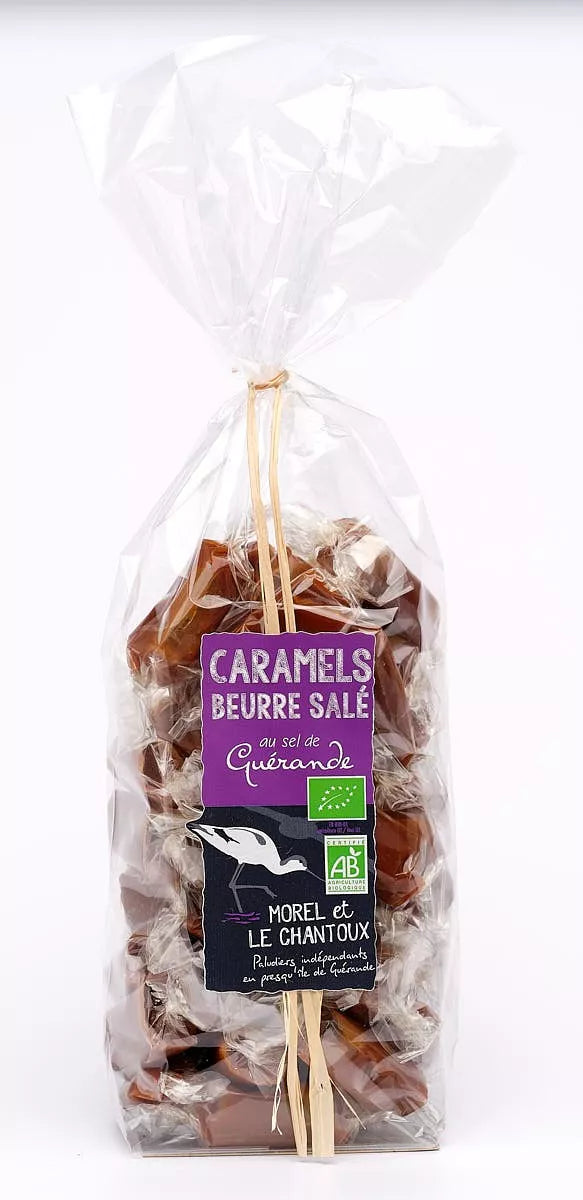 Caramels bio au beurre salé 180 g - L'Atelier du Sel- Morel et Le Chantoux