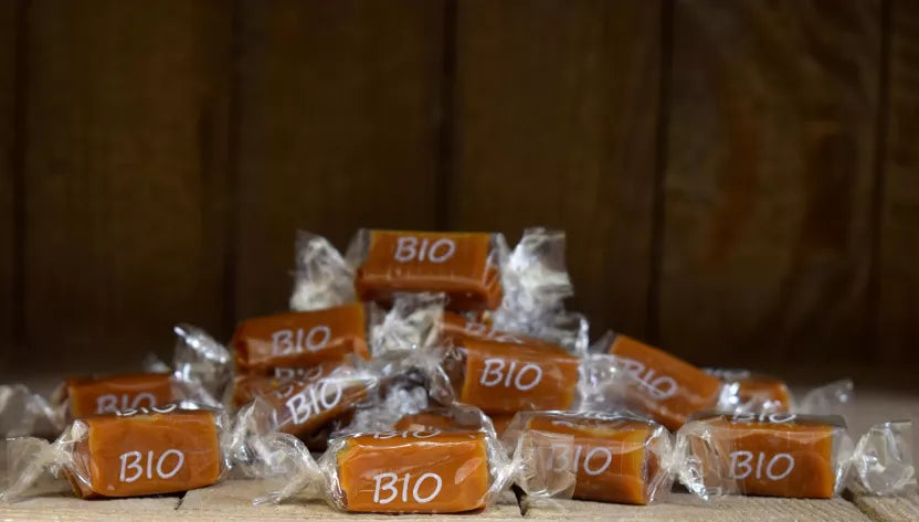 Caramels bio au beurre salé 180 g - L'Atelier du Sel- Morel et Le Chantoux