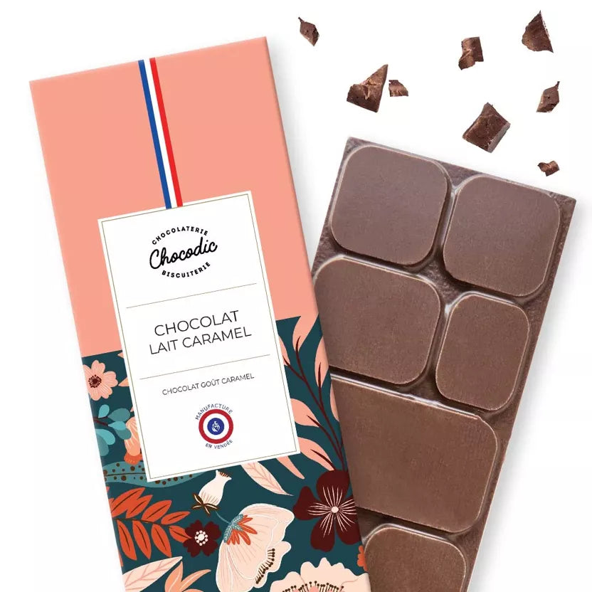 Tablette de chocolat Lait & Caramel - Chocodic
