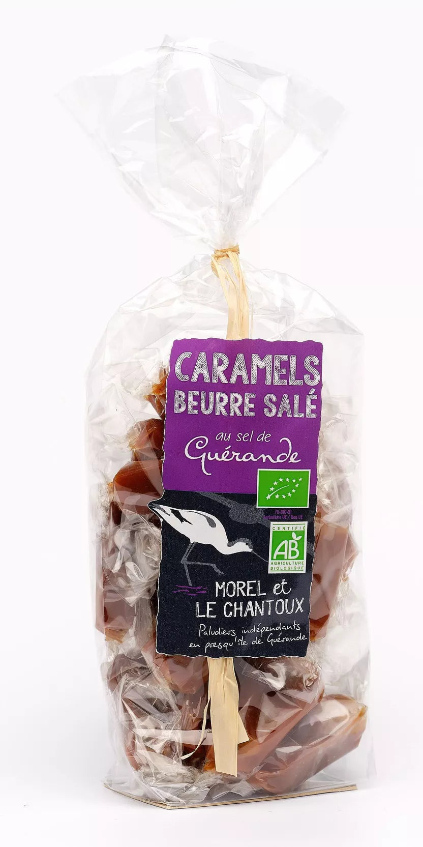 Caramels bio au beurre salé 300 g - L'Atelier du Sel- Morel et Le Chantoux