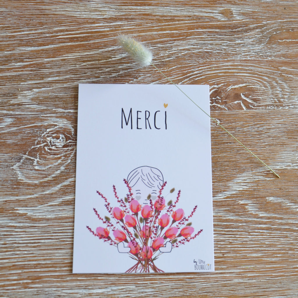Petites cartes expressions "Merci"- Little Bourricot