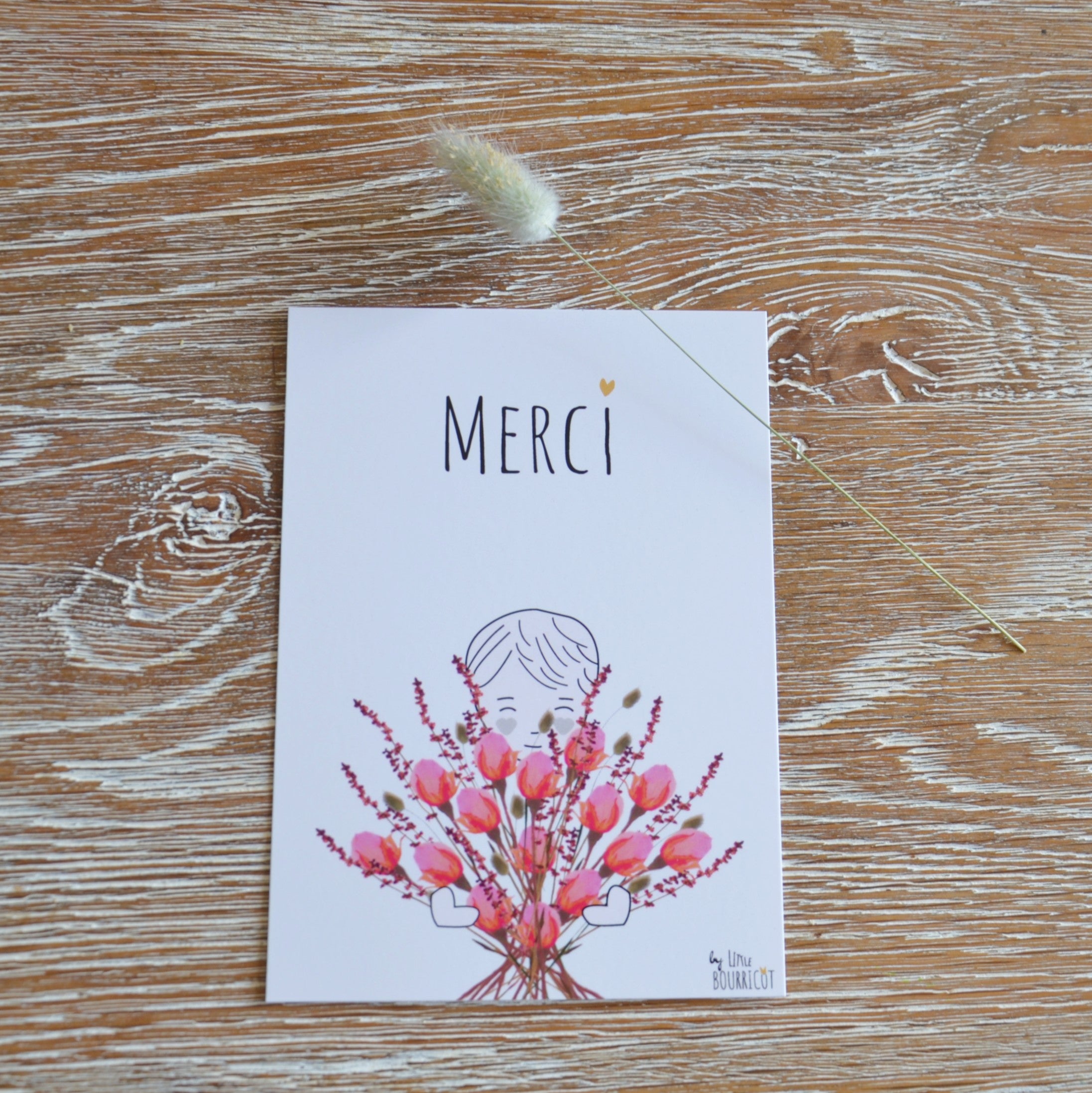 Petites cartes expressions "Merci"- Little Bourricot