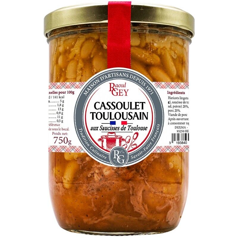 Cassoulet Toulousain aux saucisses de Toulouse - Maison Raoul Gey