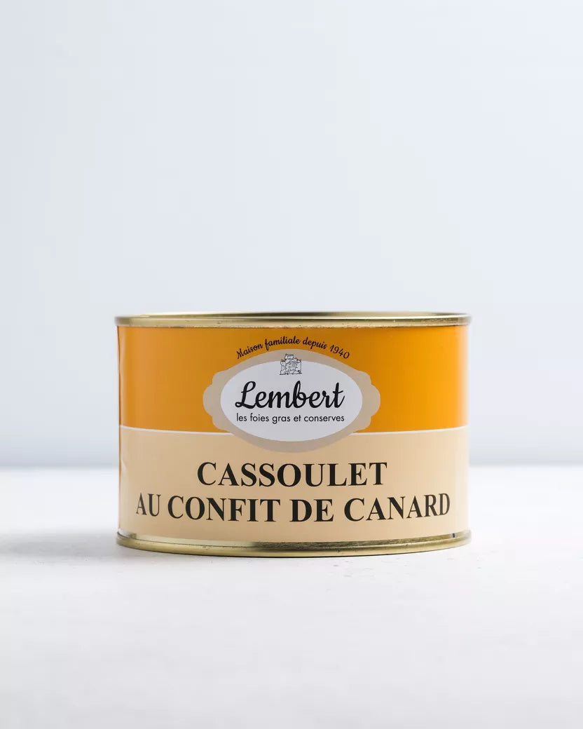 Cassoulet au confit de canard 800 g - Maison Lembert