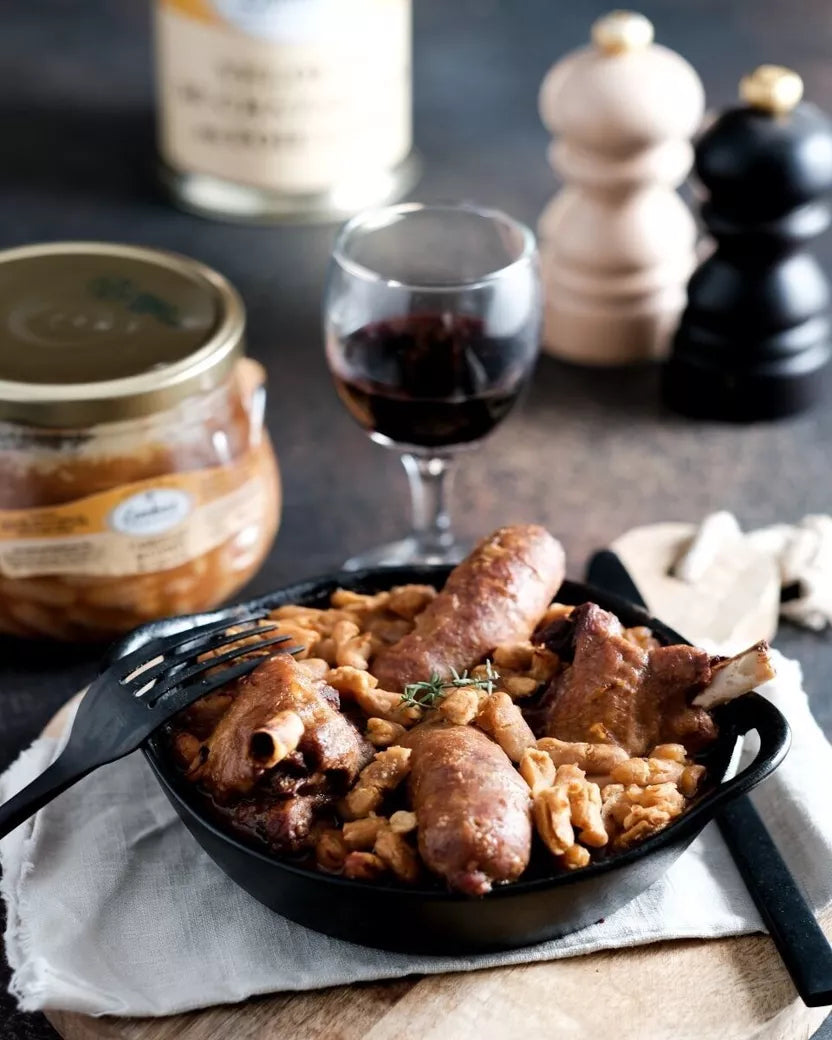 Cassoulet au confit de canard 800 g - Maison Lembert