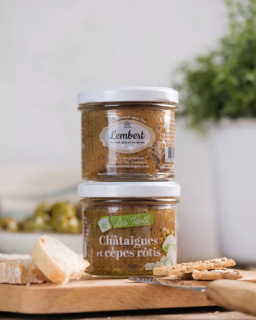 Crema de castañas y setas porcini asadas - Maison Lembert 