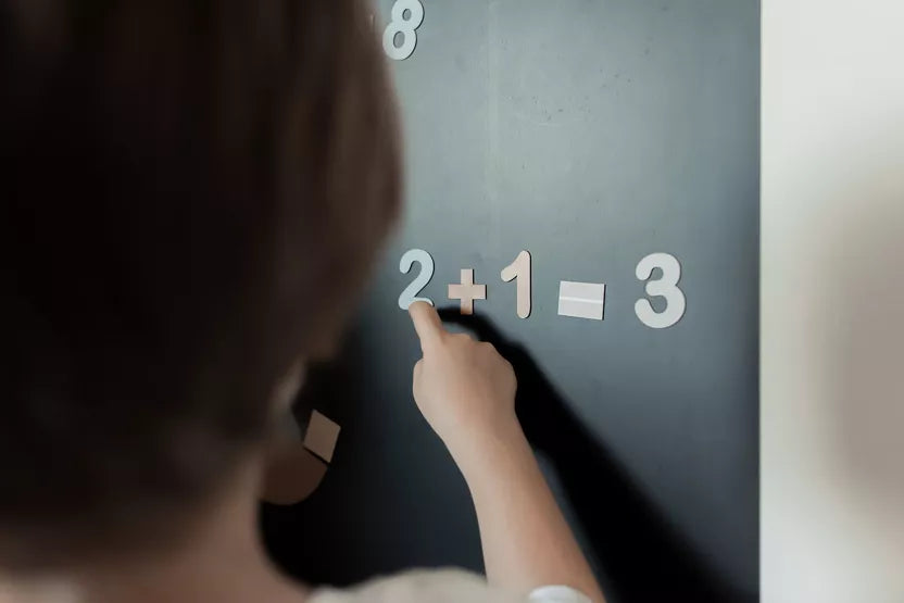 100 Números Magnéticos Azul Caramelo - Ferflex 