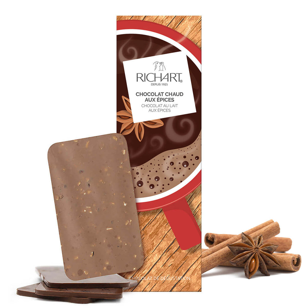 Tablette de Chocolat chaud aux épices Dégustation - Chocolatier Richart